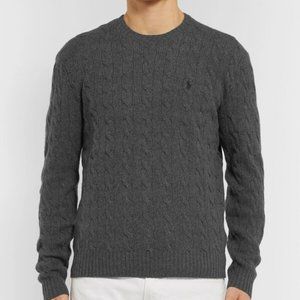 Polo by Ralph Lauren Cable Knit Sweater (Grey)